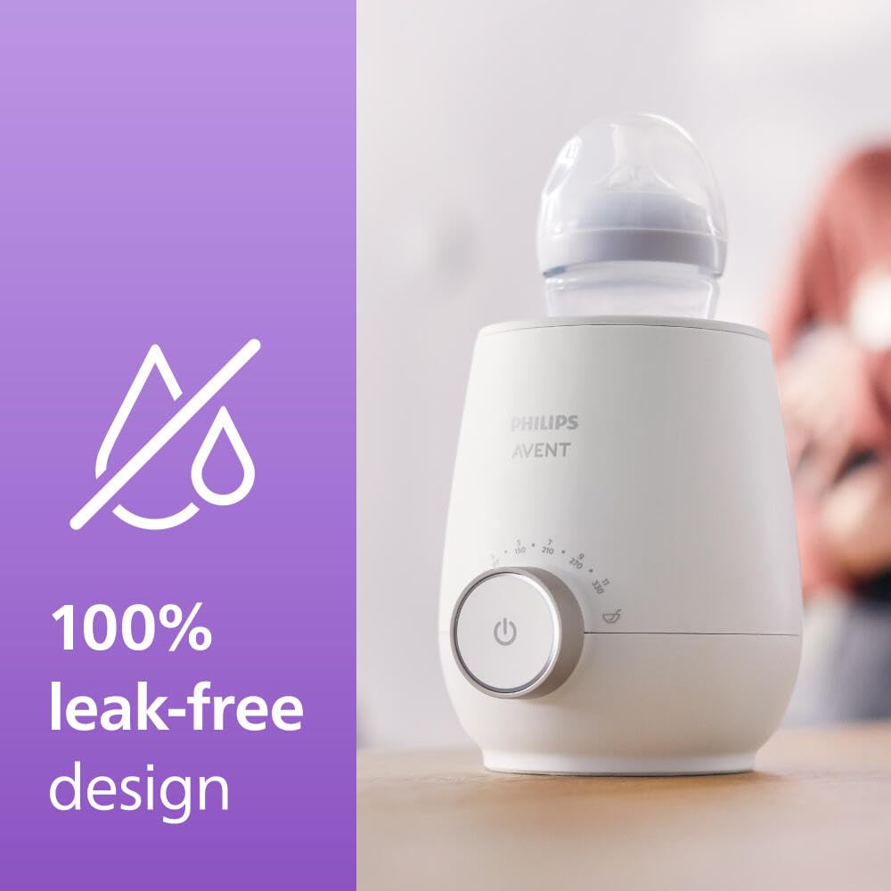Bottle warmer warming a baby bottle