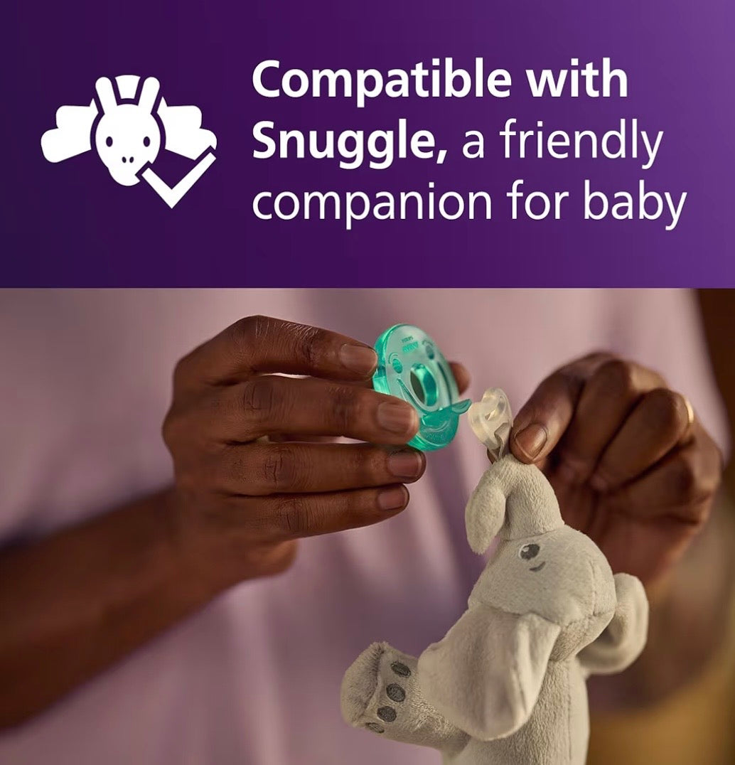 Philips Avent Soothie Baby Pacifier for 0-3 Months, BPA-Free, 2-Pack