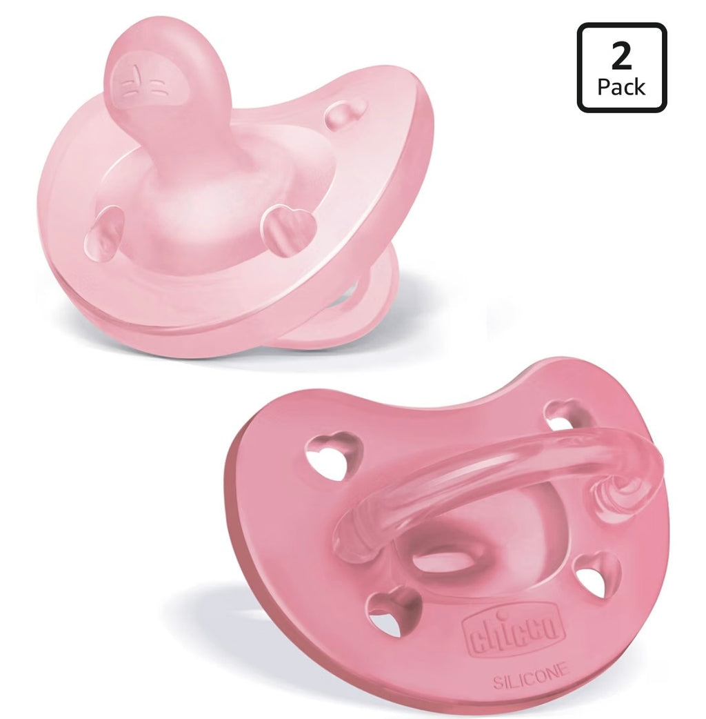 Chicco PhysioForma Orthodontic Pacifier, 6-16 Months, 2-Pack + Sterilizing Case