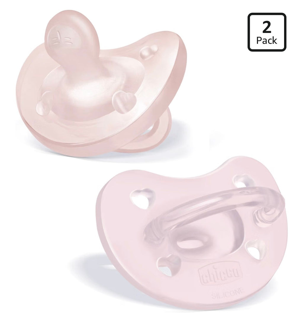 Chicco PhysioForma Orthodontic Pacifier, 0-6 Months, 2-Pack + Sterilizing Case