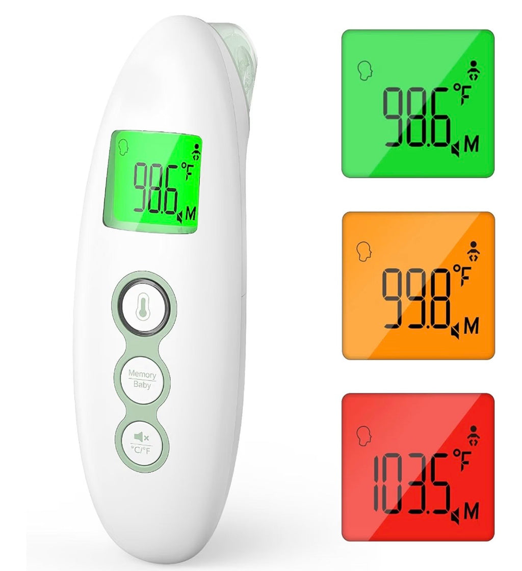 Momcozy Digital Forehead & Ear Thermometer, Non-Contact