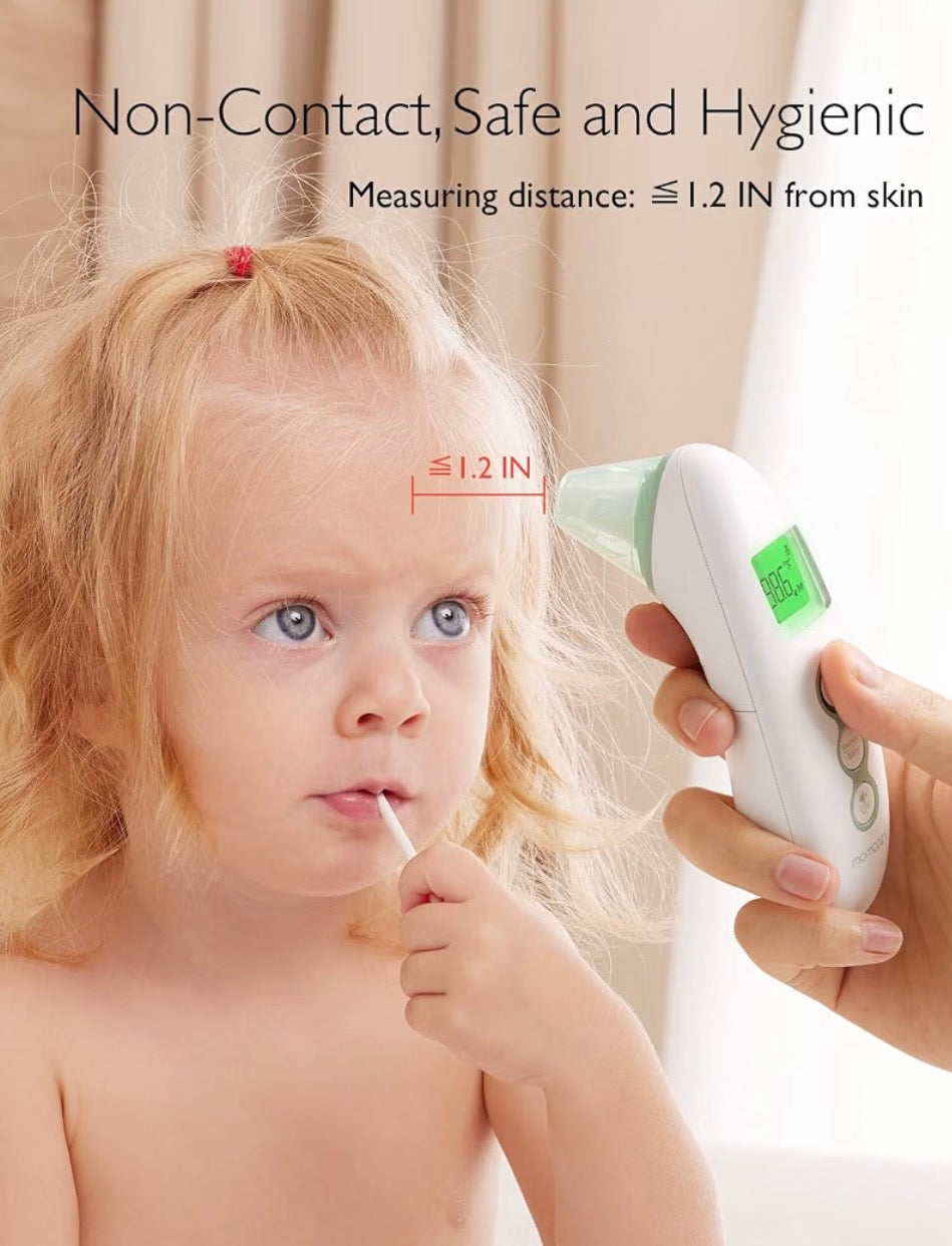 Momcozy Digital Forehead & Ear Thermometer, Non-Contact