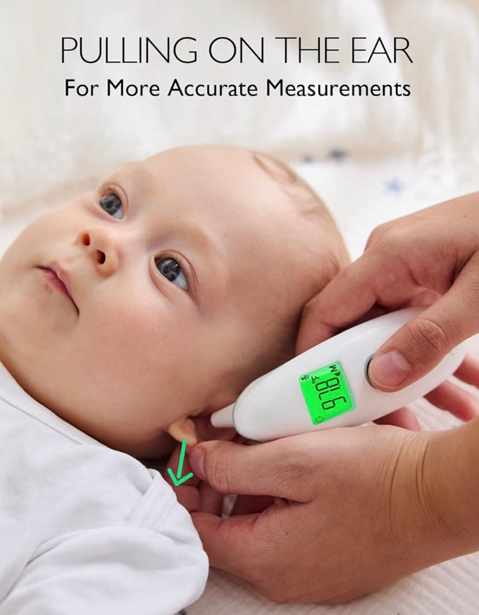 Momcozy Digital Forehead & Ear Thermometer, Non-Contact