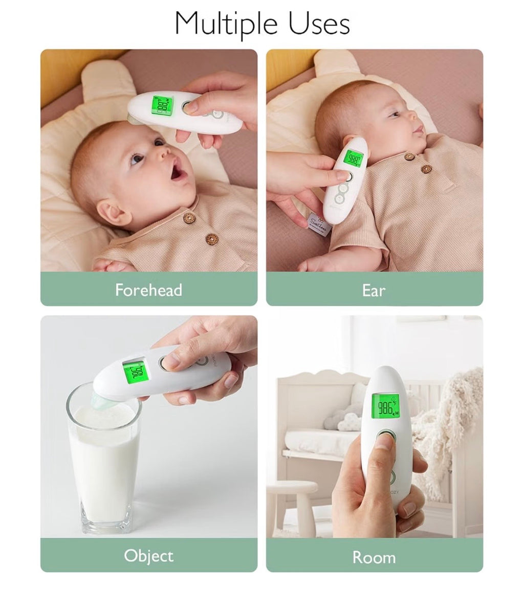 Momcozy Digital Forehead & Ear Thermometer, Non-Contact
