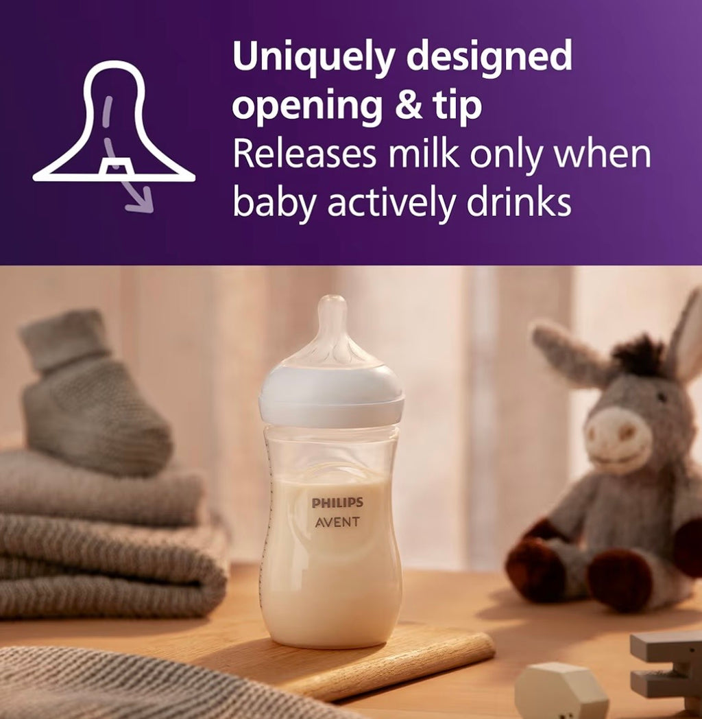 Philips Avent Natural Baby Bottle Gift Set, Teal, 9 oz, 2-Pack