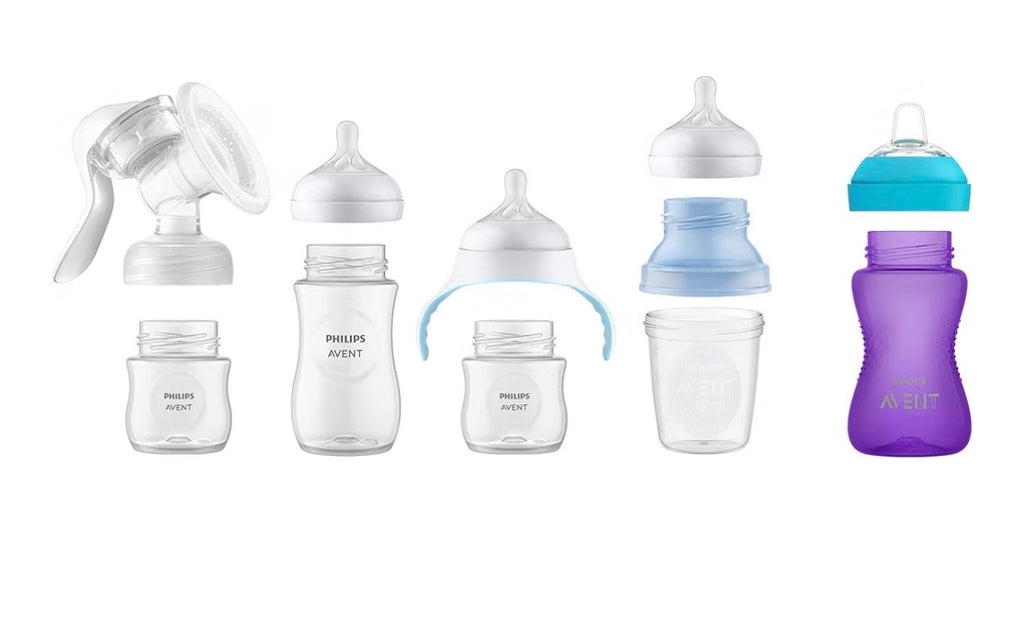 Philips avent Natural trainer cup, extra fast flow 5 / 150ml (6+) + normal nipple + soft silicon spout pack of 1 / easy sippy cup 260ml (9+)  + soft silicon spout blue/ green pack of 2