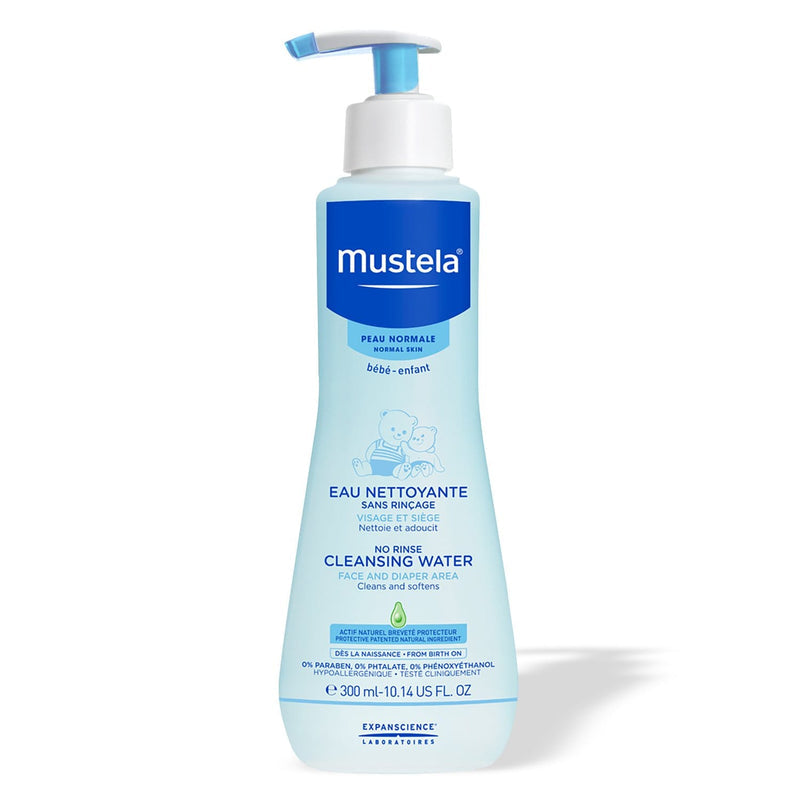 No-Rinse Micellar Cleansing Water - Avocado Perseose & Aloe Vera - Safely Cleans Baby's Face, Hands & Diaper Area