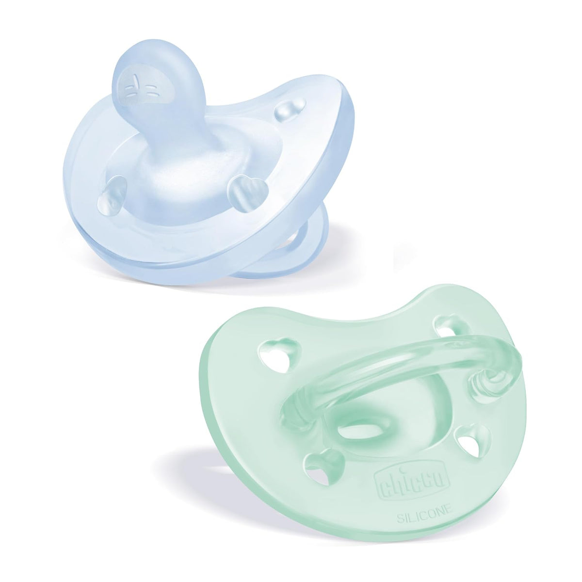 Chicco PhysioForma Orthodontic Pacifier, 0-6 Months, 2-Pack + Sterilizing Case