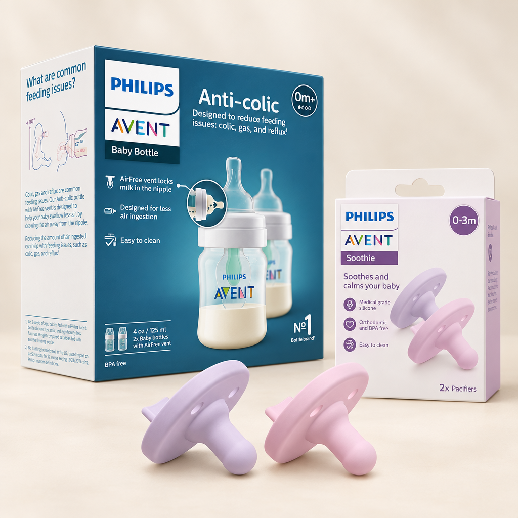 Real Philips Avent 0-3 starter kit